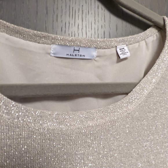 Halston Shimmer Layer Top - Picture 3 of 6